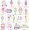 20PCS Ice Cream Party Hanging Swirls – Ice Cream Cone Birthday Decorations, Summer Theme Ceiling Streamers for Baby Shower, Kids Birthday & Ice Cream Party Supplies